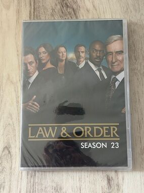 Law & Order Season 23 DVD - Black and Gold Cover